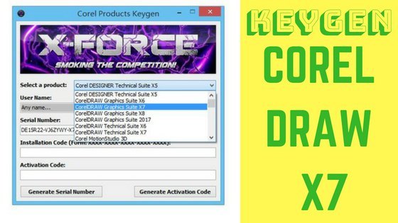 Corel Draw X7 Keygen And Serial Numbers Free Download